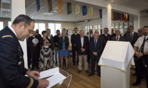 Inauguration de la nouvelle salle tradition de l'école baptisée « Les Écuyers du Ciel », Colonel Michel Ribot 3