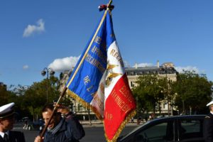 PRISE DE LA FLAMME SACRÉE SOUS L’ARC DE TRIOMPHE 2