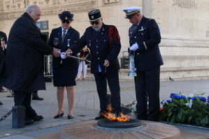 PRISE DE LA FLAMME SACRÉE SOUS L’ARC DE TRIOMPHE 15