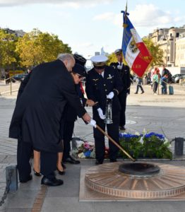 PRISE DE LA FLAMME SACRÉE SOUS L’ARC DE TRIOMPHE 16