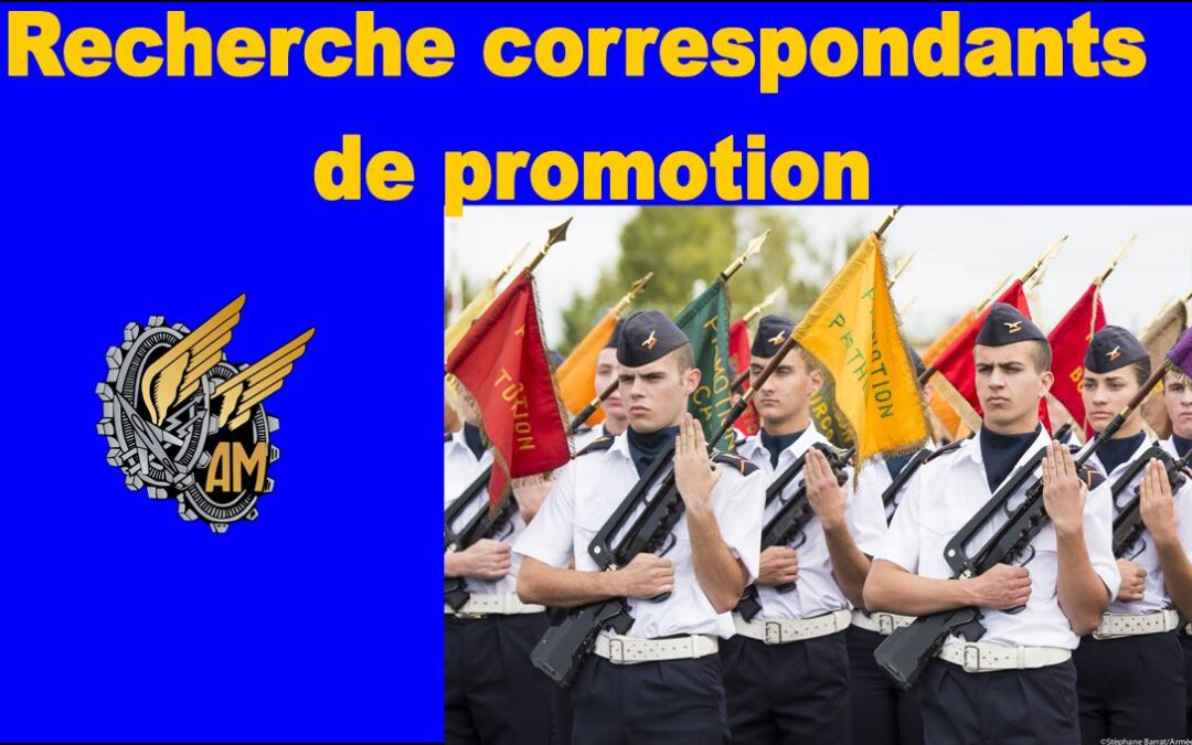 APPEL À TOUTES LES PROMOTIONS