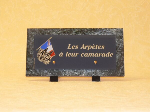 Plaque funéraire AETA 1