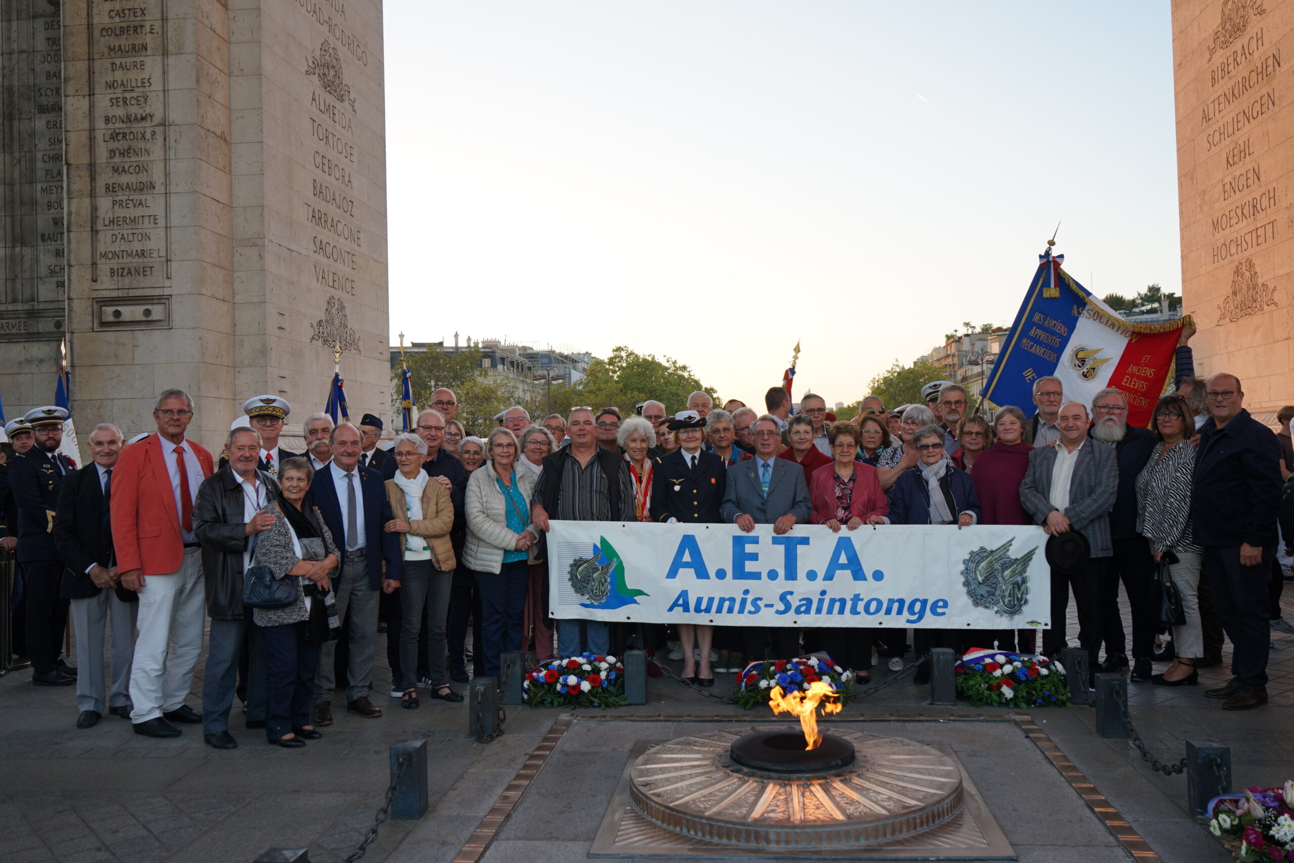 51 représentants d’Aunis-Saintonge participent au ravivage du 06 octobre 2