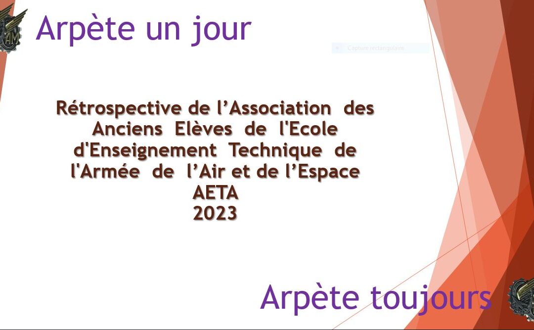 Rétrospective de l’AETA 2023