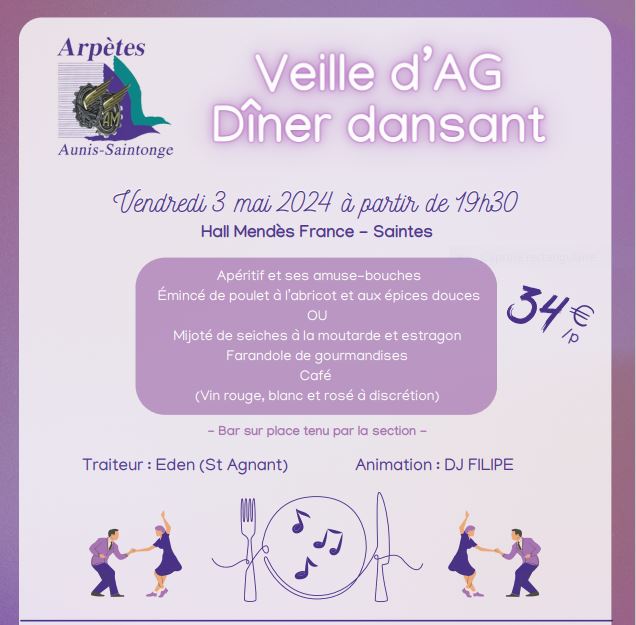 Diner dansant en Aunis Saintonge 1