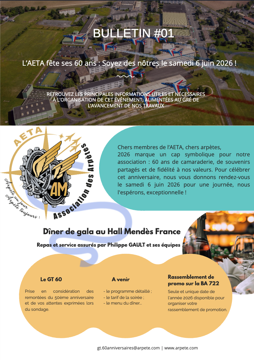 Les 60 ans de l'AETA en 2026 3